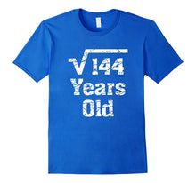 12th Birthday Gift Idea Square Root of 144 Years Old T-Shirt