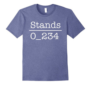 "No 1 Under Stands" Funny Riddle T-Shirt