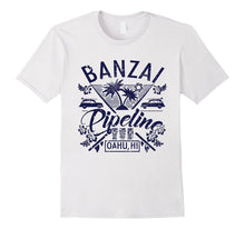 Banzai Pipeline Oahu Surf Vacation Beach T-Shirt
