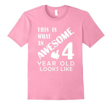 Awesome 4 Year Old Looks Like Funny TShirt Born in 2013 Kids
