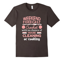 Funny Weekend Forecast T-Shirt Crochet Lovers Gift