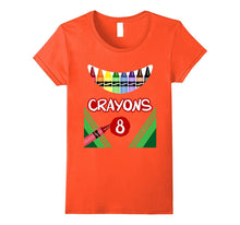 Crayons 8 Scary Crayons Box Monster T-Shirt
