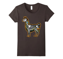 Funny Halloween Llama Skeleton Shirt - Llamaween Gift