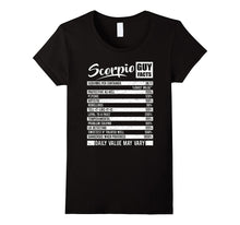 Scorpio Guy Facts T-Shirt Born in November Birthday Gifts