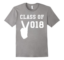 Class of 2018 Peace Sign - School Graduation T-Shirt