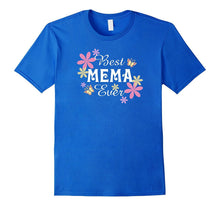 Best Mema Ever Floral T-Shirt