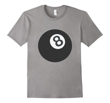 8 Ball Emoji T-Shirt Magic Eight Billiards Pool Cue Black