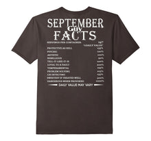 September Guy Facts Born in September Birthday Gift T-Shirt