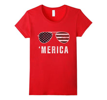 Merica Patriotic Sunglasses T Shirt