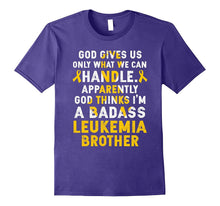 I'm a Badass Leukemia Brother Leukemia Awareness T Shirt