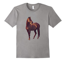 Brown Horse Novelty T Shirt Cool Tee Shirt for Horses Lovers