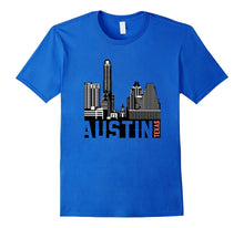 Austin T-Shirt Texas Tee-Shirt Texan City Skyline Jersey
