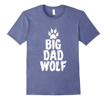 Big Dad Wolf Paw Distressed White Funny Novelty T Shirt