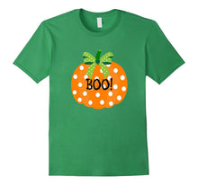 Preppy Pumpkin Halloween T Shirt Boo Polka Dots