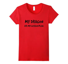 "My Dragon Ate My Lesson Plan" Sci Fi Fantasy T-Shirt