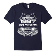 20th Birthday Gift 20 Year Old Bday September 1997