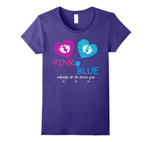 Pink or Blue: Baby Shower Gender Reveal Gift Shirt for Aunty