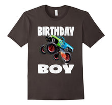 Birthday Boy Vintage Bday Boys Jumping Monster Truck T-Shirt