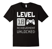 18th Birthday Gift Level 18 Achievement Unlocked T-Shirt Him