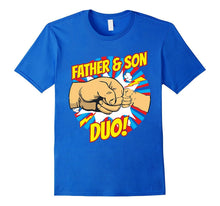 Fathers Day Shirt Father Son Duo Superhero TShirt Tee