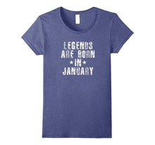 Novelty Legends Are Born in January T-Shirt