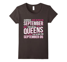 Real Queens Are Born on September 05 T-Shirt 5th Birthday