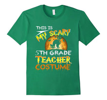 My Scary 5th Grade Teacher Costume Shirt Cat Moon Halloween
