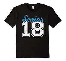 Senior Class of 2018 Blue Jersey Vintage Style T-Shirt
