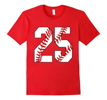 #25 Baseball Lover Twenty-Five Player Baseball Mom T-Shirt