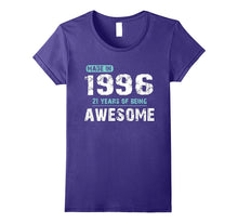 Made in 1996 Shirt Gift for 21st Years of Being Awesome Tee