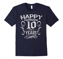 10th Wedding Anniversary 10 Years Happy Marriage Gift Shirt