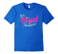 Cute 5 Year Old Girl Birthday T-Shirt 5th Princess Heart
