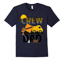 Crew Dad T-Shirt - Construction Birthday Party - Dump Truck