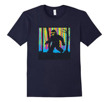 Colorful Funny Big Foot Sighting Vintage Novelty Tshirt