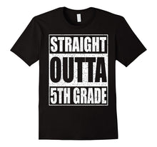 Straight Outta 5th Grade T-Shirt Funny 2017 Graduation Shirt
