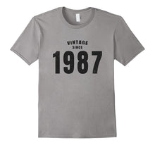 30th Birthday Shirt Vintage Since 1987 Birthday Gift Shirt