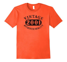 2001 Vintage 16 Years Old 16th B-Day Birthday Gift T-Shirt