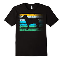 Pitbull Cool Dog Vintage Retro Silhouette Distressed Shirt