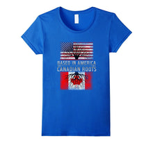 Funny Canadian Roots T-Shirt Canada America American Quote