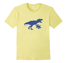 Autism Awareness Shirt, Blue T Rex Dinosaur April 2017 Gift