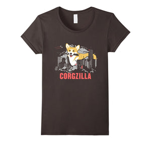 "Corgzilla" Funny Dog Corgi Lover T-Shirt