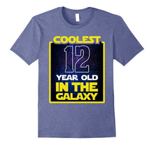 Coolest 12 Years Old in the Galaxy Funny 12nd Birthday Shirt