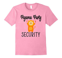 Pajama Party Security Lion Fun T Shirt