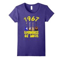 1967 Summer of Love Guitar Band Music T-Shirt Vintage Retro