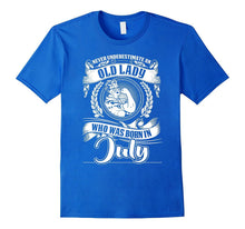 Never Underestimate an Old Lady Born in July T-Shirt
