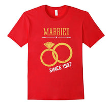 20th Wedding Anniversary Gift T-Shirt Married Since 1997