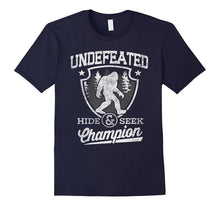Bigfoot T-Shirt Undefeated Hide & Seek Sasquatch Yeti Gift