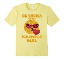 Grandma of the Birthday Girl TShirt Emoji Heart Kiss