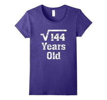 12th Birthday Gift Idea Square Root of 144 Years Old T-Shirt