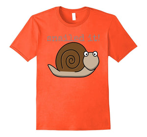 "Snailed It" Kids Fun "Nailed It" Cute Snail Design T-Shirt